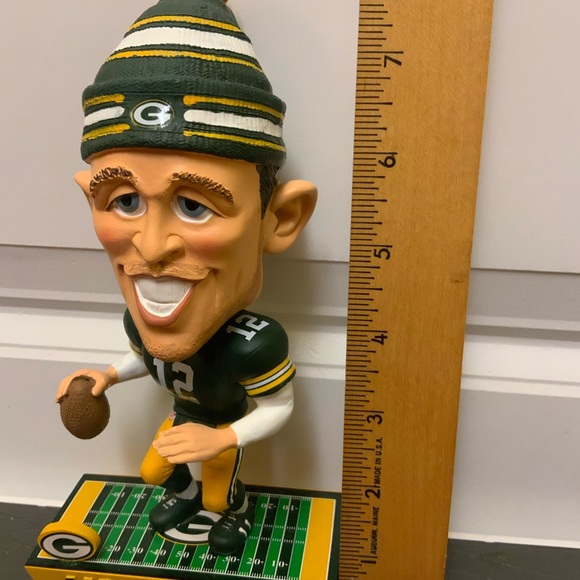 Aaron Rodgers Green Bay Packers NFL Caricature Limited Edition Bobblehead, NIB - Picture 4 of 6